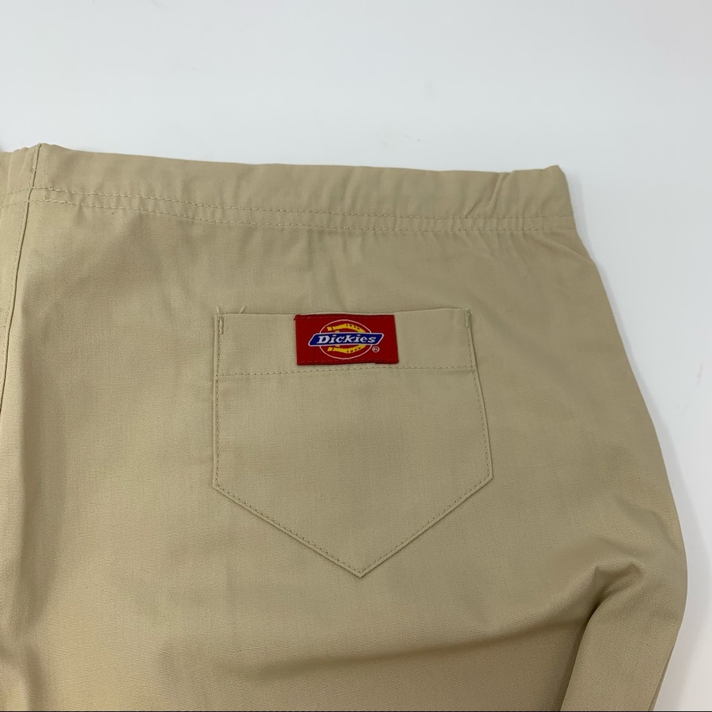 NWT Dickies Beige Flare Scrub Pants - Picture 4 of 4